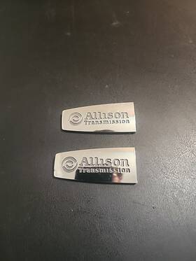 A41829 Chevrolet Chevy Silverado Gmc Sierra Duramax Allison Transmission Emblem Logo Badge
