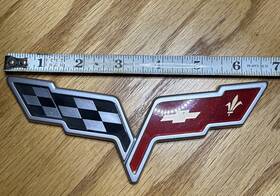 Ad0195490 Chevrolet 05 10 15 Corvette Front Bumper Emblem