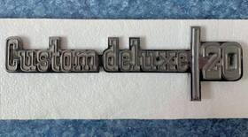P-6273126 Chevrolet 1973-75 Custom Deluxe 20 Emblem Chevy Truck -7 And -8 Used Broken Posts