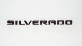 85144287 Chevrolet Truck 2025 Silverado Redline Emblem Gm Black With Red Oe 3061710