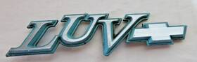 5-76230-036-0 Chevy Vintage Luv 1975 1976 1977 Emblem Fender 8 5/8 Inch Plastic Oem