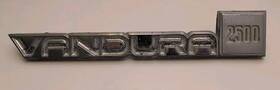 14052245-25 Chevy Chevorlet Gm Gmc Vandura 2500 Fender Emblem Metal Badge Nameplate - Oem #2