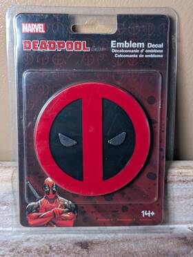Chroma 045929415276 Marvel Deadpool Emblem Chrome 3d Decal Sticker For Cars Or Trucks - New