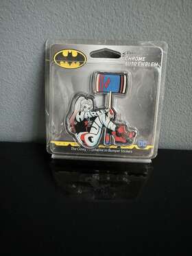 Chrome Emblems 617353566987 Harley Quinn Batman Dc Auto Car Truck Emblem Self Adhesive New And Sealed