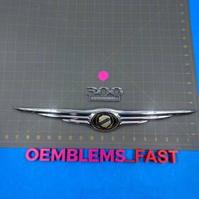 04806129a Chrysler 2005-2010 300 Touring Factory Oem Chrome Rear Trunk Deck Lid Emblem Set