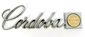 180140 Chrysler Original 1975-79 Cordoba Front Fender Emblem - Part #