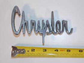 2244242 Chrysler Vtg 1962 63 64 Newport 300 Car Vehicle Emblem Badge Nameplate