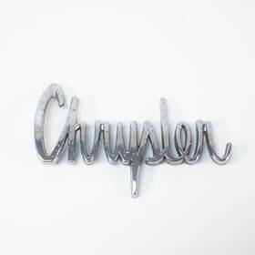 2276474 Chrysler Vintage 1962 1963 1964 Name Plate Emblem Script Badge