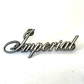 2786499 Chrysler Vintage Imperial Script Emblem Badge Nameplate