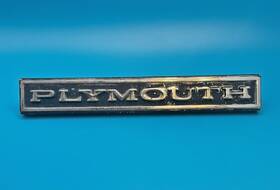 3672624 Chrysler 1973-1974 Plymouth Fury Front Grille Emblem Badge Nameplate Mopar Oem