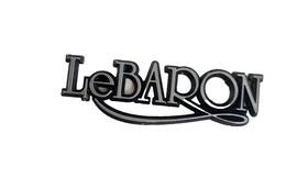 4319770 Chrysler Lebaron Emblem Vtg Nameplate Badge No Pins Logo Symbol