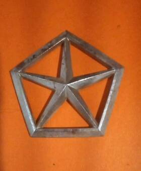 4422930 Chrysler Oem 1991-1995 Town And Country Chrome Emblem Badge Logo Nameplate