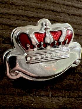 1a10957 Chrysler Imperial Vintage Hood Trunk Crown Emblem Badge 1941-1954