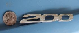 68146414aa Chrysler Oem 200 Emblem Chrome Badge 15 16 17 Rear Trunk