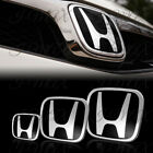 Civic-sedan-bk-3pcs Front Rear Steering Wheel Bk Emblem For Honda Civic Sedan