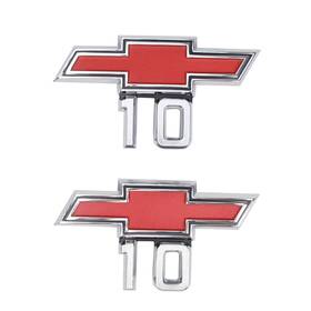 9525 Cj Classic Trucks Fender Emblems Inch 10 Pair Chevrolet C10 1967-1968