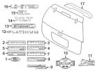7l1z7840010a Cl3z9942528c Ford New Genuine Oem Hatch Oval Emblem Explorer