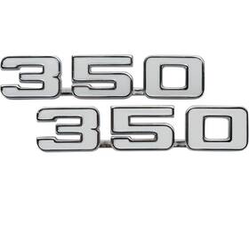 W-356 Classic Headquarters 350 Fender Emblems 69 Camaro/70-74 Nova