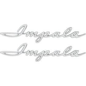 200063a Classic Industries 1961 Impala Quarter Panel Emblem Set