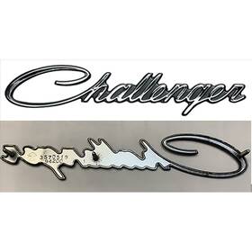 3570519 Classic Industries 1971 Dodge Challenger Tail Panel Emblem 3 Mounting Pins