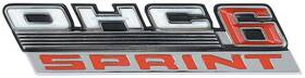 F882281 Classic Industries 1967 Firebird Inch Ohc 6 Sprint Rocker Panel Emblem Driver Side