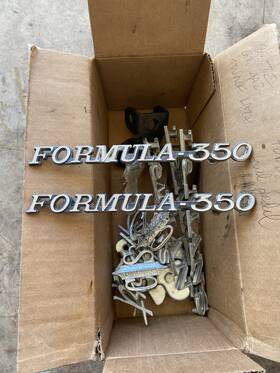 Fb061 Classic Industries 1972-75 Pontiac Firebird Inch Formula 350 Front Fender Emblem Each