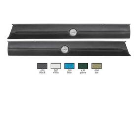 Md705202 Classic Industries 1969 Charger Front Upper Door Panels White With Emblems Pair