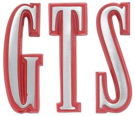 Ml4245 Classic Industries 1968 Dart Gts Hood And Trunk Emblem - Red