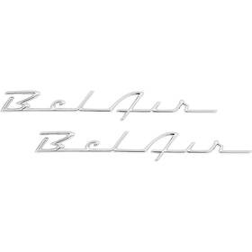 Tf300029 Classic Industries 1955-56 Bel Air Quarter Panel Emblem Set Chrome Plated Pair