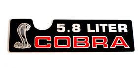 Fr3x-9e434-x Cobra 1994 1995 Svt 5.8 351w Upper Manifold Emblem Plate Cover
