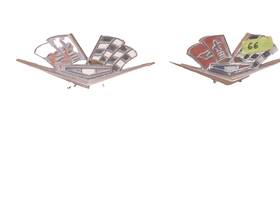 38277158 Corvette 1956 - 1966 Side Emblems Z06