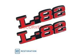 372370 Corvette America X2507 1973 Thru 1979 L82 Hood Emblems Pr Reppro Gm