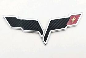 Qad0195590 Corvette Logo Badge Sign Symbol Emblem Design Ornament