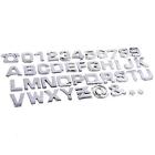 Cosmos Metal Emblem Sticker Chrome Letters Number Pcs Silver Car