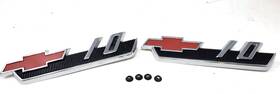 62-16721 Counterpart Chevrolet Chevy C10 1/2 Ton Truck 1962 Front Fender Emblem Set