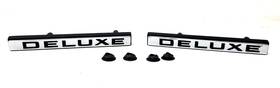 71-16722-dlx Counterpart Chevrolet Chevy Truck 1971 - 1972 Front Fender Inch Deluxe Emblem Set