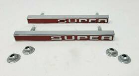 71-16722-spr Counterpart Chevrolet Chevy Gmc Truck Inch Super Fender Emblem Set 1971 - 1972