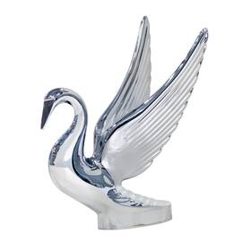 Ctw 681541911286 Heavy-duty Chrome Swan Hood Ornament Cast Metal Universal Two Stud Install