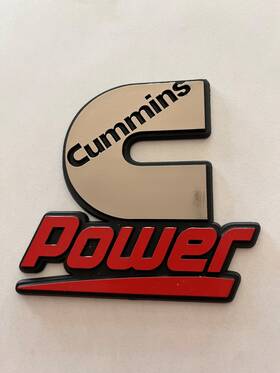 103571 Cummins Diesel Engines Truck Power Automotive Badge Chrome Emblem Decal
