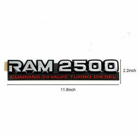 55295313ac Cummins 98-02 Ram 2500 24 Valve Turbo Diesel Emblem Logo Badge Decal