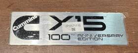 Cumminsx15 Cummins Nos X15 100th Anniversary Edition Embem New