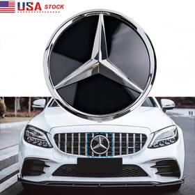 Cla200-cla250 Czxy 749874621507 Front Star Emblem Fit For Mercedes Benz 2019 2020 2021 C117 Cla180