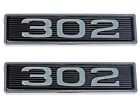 D0zz-16637-302 Daniel Carpenter Mustang Reproductions Hood Scoop Emblems Pair Stick On