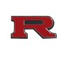 D5132 Mustangs Unlimited Emblem Lid Red