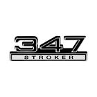 D5195 Mustangs Unlimited Emblem Stroker Black