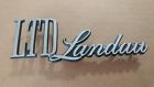 D6ab-16b114-a Ford Vintage Oem Ltd Landau Emblem Fender Badge Fomoco