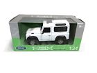 Lro2417 Da1223 Britpart Land Rover Defender White Diecast Model New