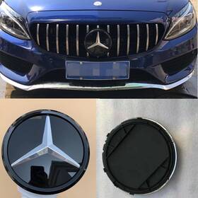 W20520152018mr Dae Front Grille Mirror Star Emblem Badge Fit For Mercedes-benz 2013-18 W205 Gl350