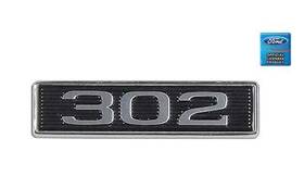 16637g Daniel Carpenter Mustang 1969-70 Ford Inch 302 Hood Scoop Emblem Pin Mount