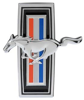 8213h Daniel Carpenter Mustang 1969 Ford Running Pony Front Grille Emblem